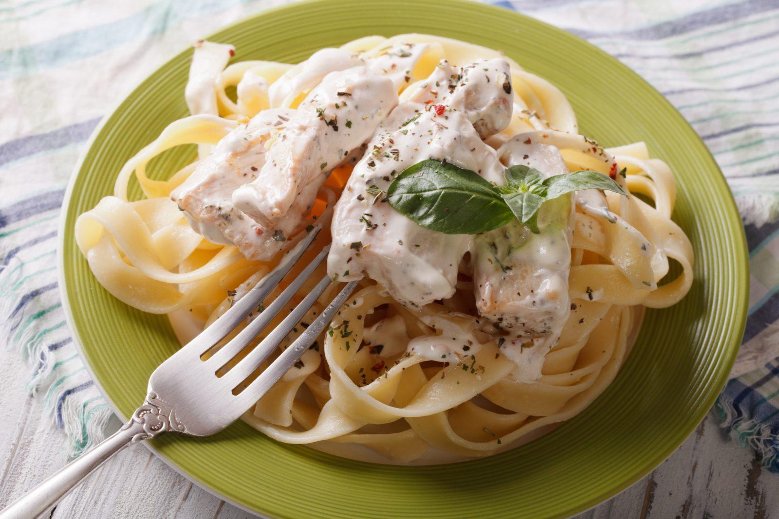 Chicken Fettuccini Alfredo Sauce