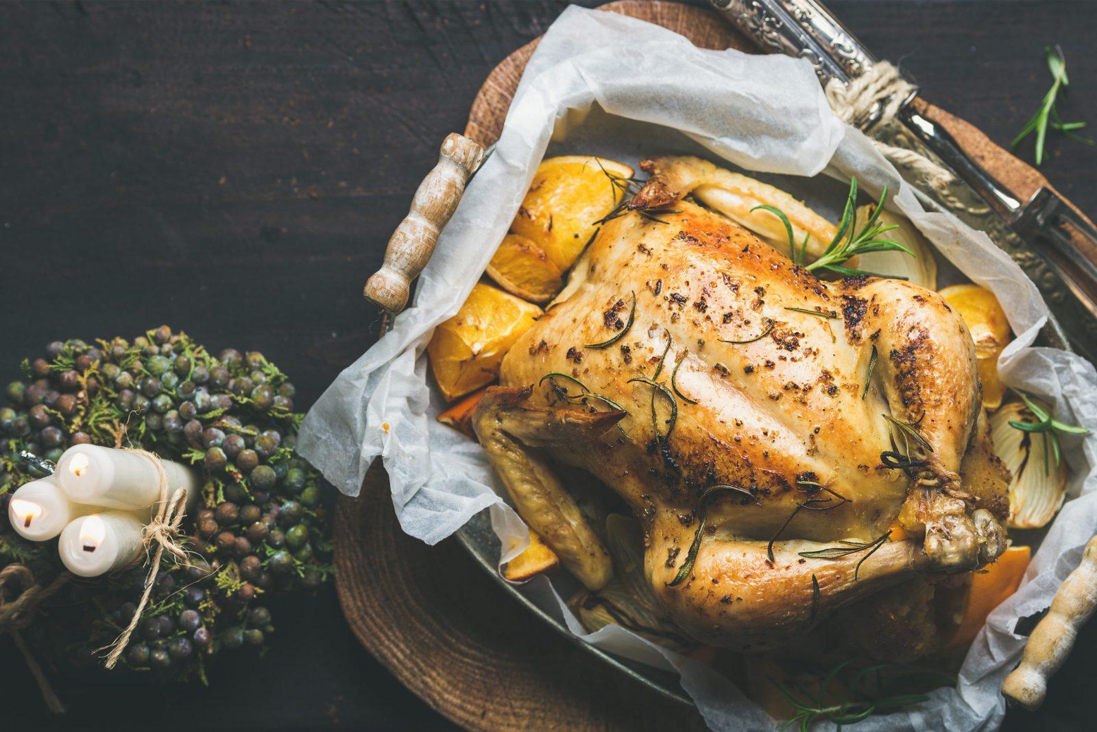 دجاج محشي بالأرز